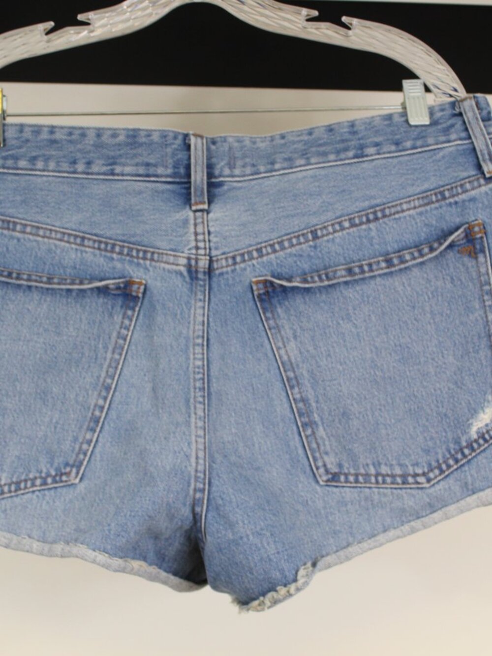 Madewell Relaxed Denim Shorts 31 Distressed High Rise‎ Cutoff - Picture 4 of 9
